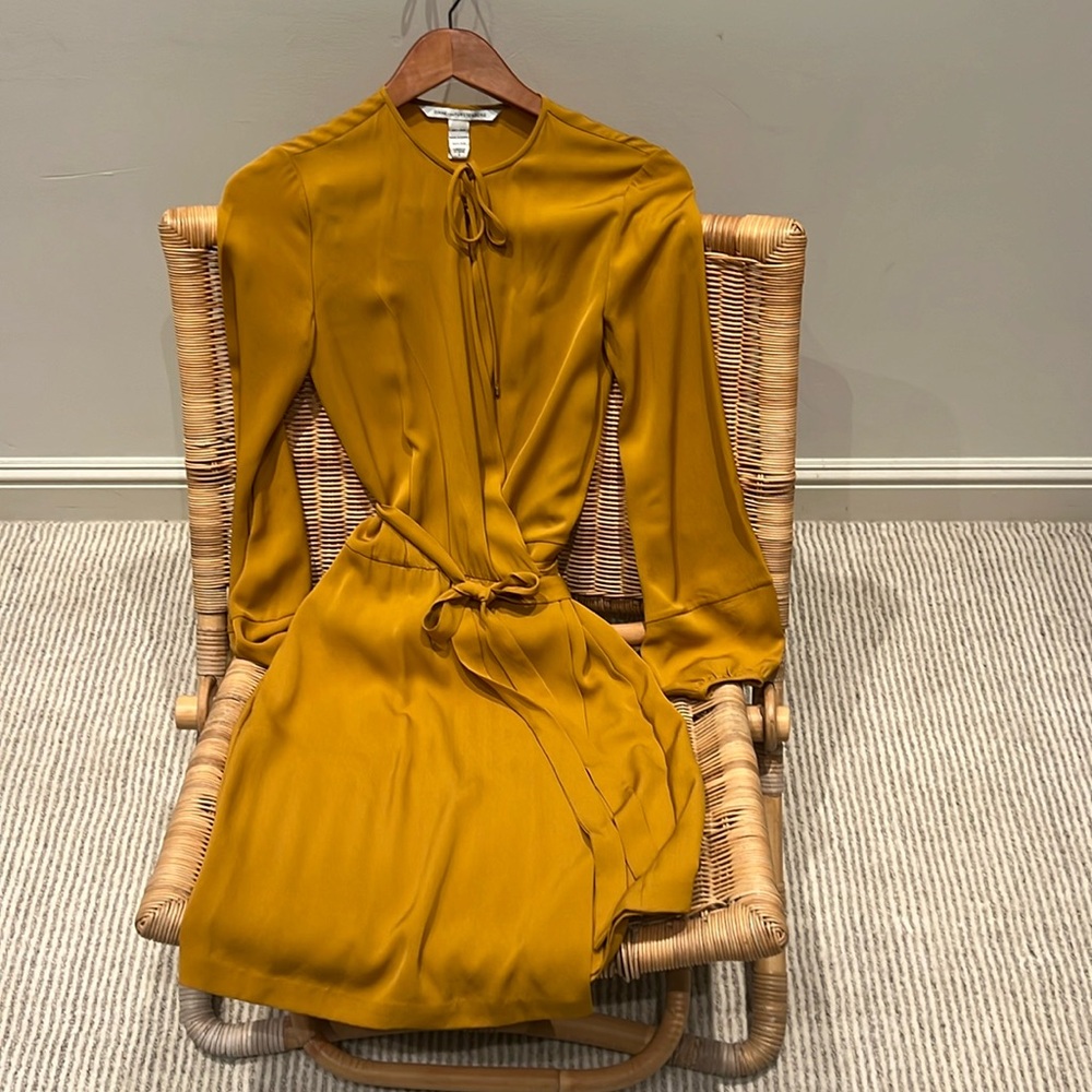 Dvf wrapped dress